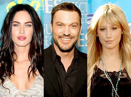 Megan Fox, Brian Austin Green, Ashley Tisdale Megan Fox, Brian Austin Green, Ashley Tisdale